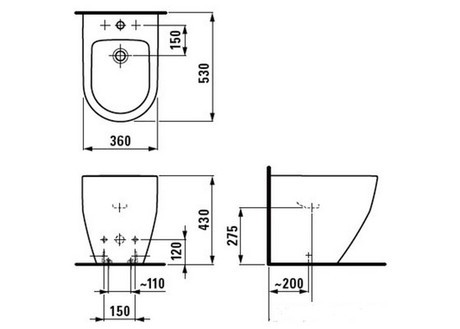 BIDE PRO NEW TALNI 8.3295.2.000.302.1 LAUFEN