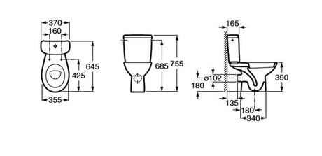 MONOBLOK ADELE BALTIK KPL A34P195002 ROCA