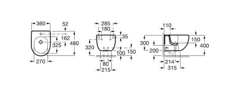 BIDE MERIDIAN COMP. VIS. A357246000 ROCA