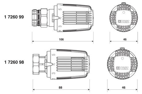 GLAVA TERMO ''D'' 1726099 HERZ