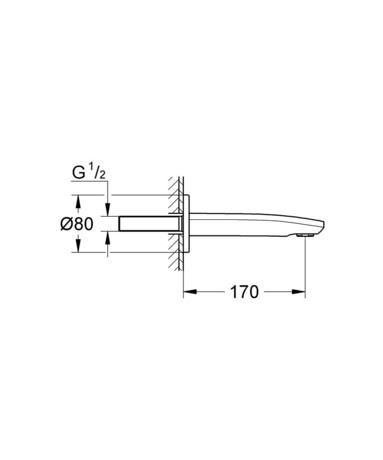 IZLIV GROHE 13276 002 EUROSTYLE COSMOPOLITAN