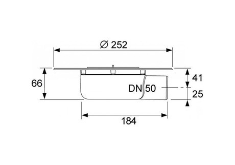 SIFON TALNI BALKONSKI DRAINPOINT TECE 3601401