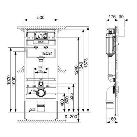 MODUL ZA TROKADERO S.M. 9300366 TECEPROFIL H=1340