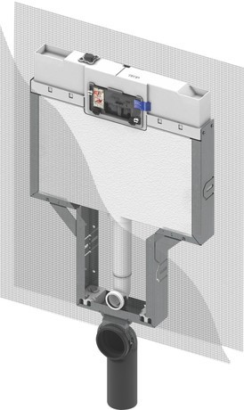 WC KOTLIČEK ZA OBZIDAVO 9370008 TECEBOX D=8cm