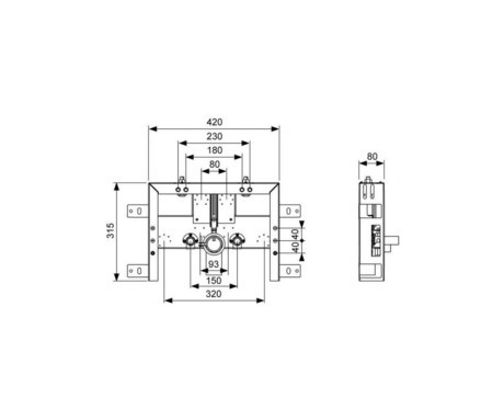 MODUL ZA BIDE VGRADNI 9370045 TECEBOX