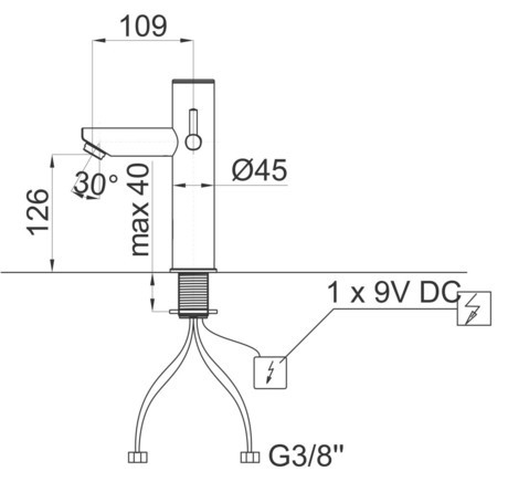 PIPA UNITAS 09019 IR MEŠALNA ZA UMIV. 230V