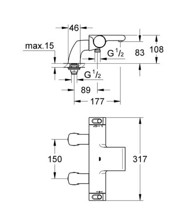 PIPA GROHE 34176 001 GTM 2000 ZA NA KAD