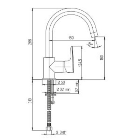 PIPA PAINI 47CR254 PARALLEL ZA UMIV VISOKA