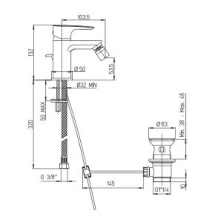 PIPA PAINI 47CR306 PARALLEL BIDE