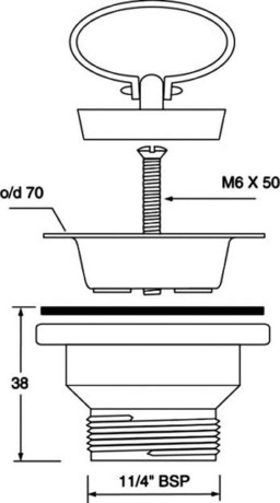 ZG. DEL SIFONA 5/4"-60 HC 15B McALPINE