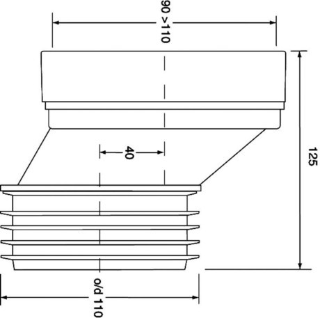 EKSCENTER ZA WC HC 38 90/110 McALPINE