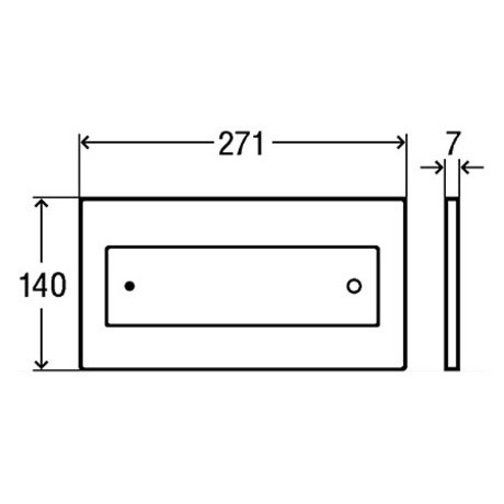 TIPKA ZA WC VIEGA 597276 VISIGN FOR STYLE 12 MAT