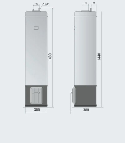 PEČ KOPALNIŠKA SLE 80/3 Z GRELCEM ARISTON 468029