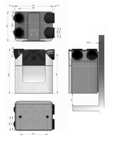 REKUPERATOR Q350 COMFOAIR 471502110