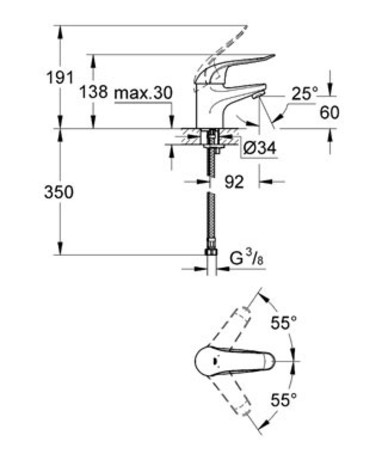 PIPA GROHE 32762 000 EUROECO SPECIAL ZA UMIV.