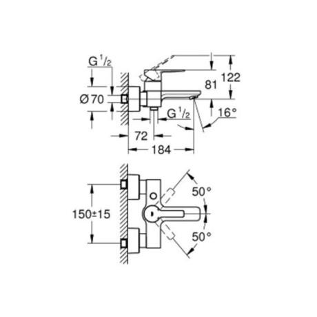 PIPA GROHE 33849 001 LINEARE NEW ZA KAD