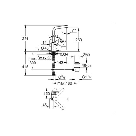 PIPA GROHE 23054 003 EURODISC COSMO ZA UMIV