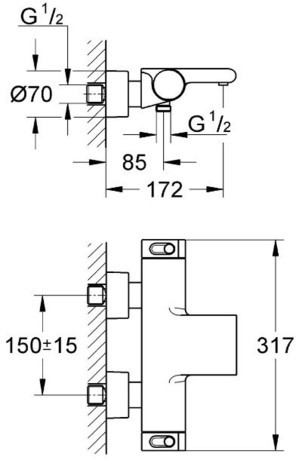 PIPA GROHE 34174 001 GTM 2000 NEW ZA KAD