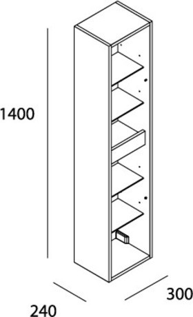 SALGAR OMARA NOJA VISOKA RJAVA 1400