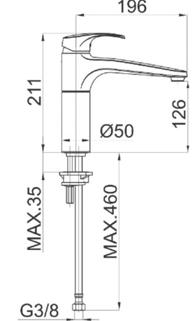 PIPA UNITAS 00192 HARMONY KUHINJSKA BREZ VENTILOV