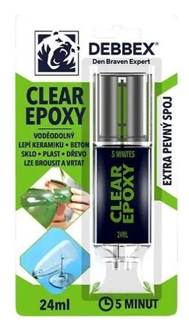 LEPILO CLEAR EPOXY 24ml DEBBEX