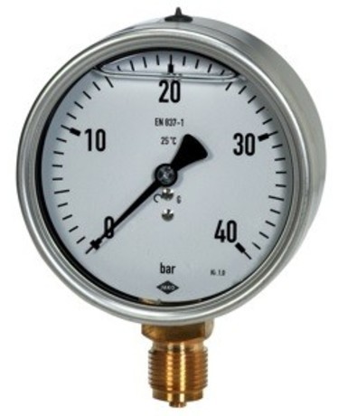 MANOMETER R.FI 100 0-2,5B FIG.130 JAKO GLIC. IT