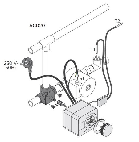 REGULATOR ACD20 KONS TEMP 2xTF/Pt 1ACD2011-050