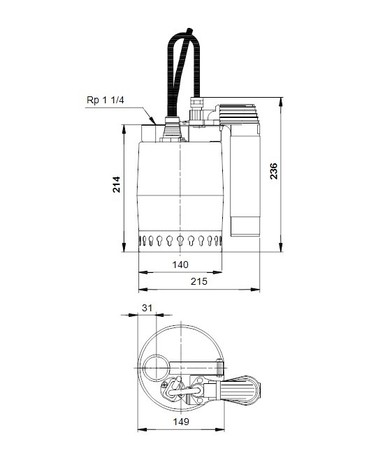 UNILIFT KP150-AV1 GRUNDFOS 011H1900