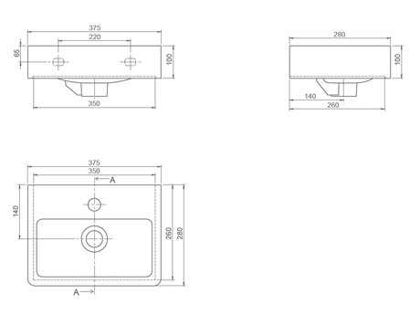 UMIVALNIK MINI 28*37 CERASTYLE 001400-u.01