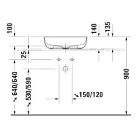 UMIVALNIK LUV 50*35 0379500000 DURAVIT