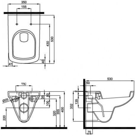 WC ŠKOLJKA NOVA PRO Q VIS RIMFREE M33123000 KOLO