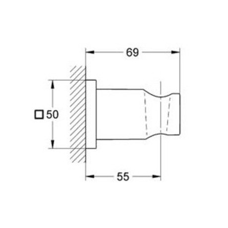 DRŽALO GROHE 27075 000 RAINSHOWER