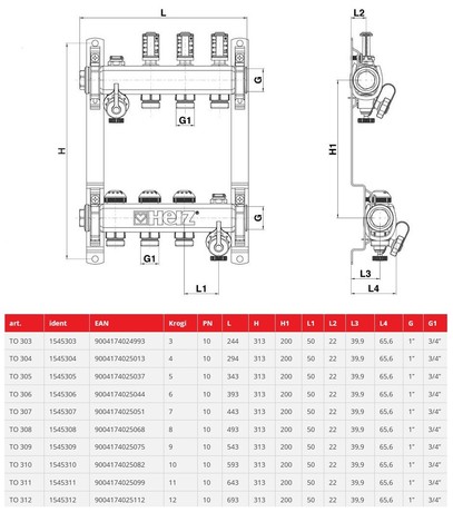 RAZDELILEC TOP 5 VEJ INOX HERZ 1545305