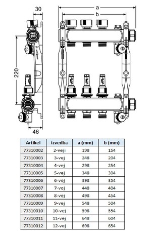 RAZDELILEC TOP 6 VEJ 77310006 TECE